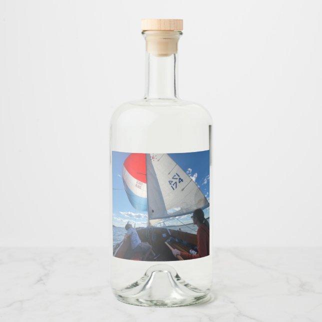 Étiquette de bouteille Yachtsman (autocollant) (Devant)