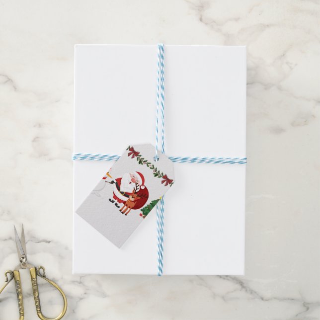 Étiquette de cadeau (Avec de laficelle)