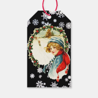 Étiquette de Cadeau COURONNE VINTAGE