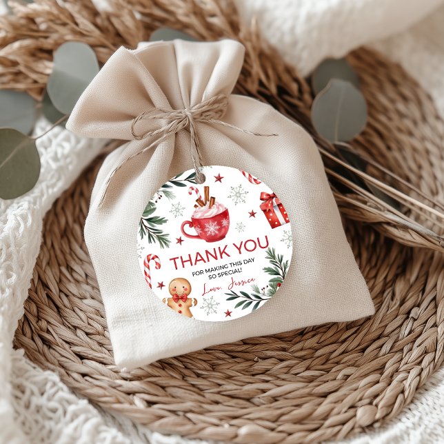 Étiquette de cadeau d'anniversaire de Cocoa d'hive (Créateur téléchargé)