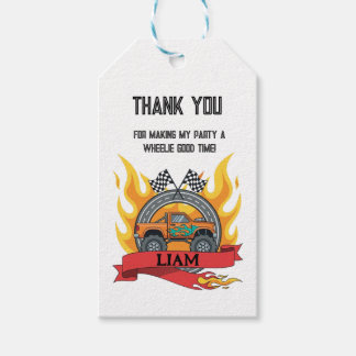 Étiquette de cadeau d'anniversaire personnalisée M