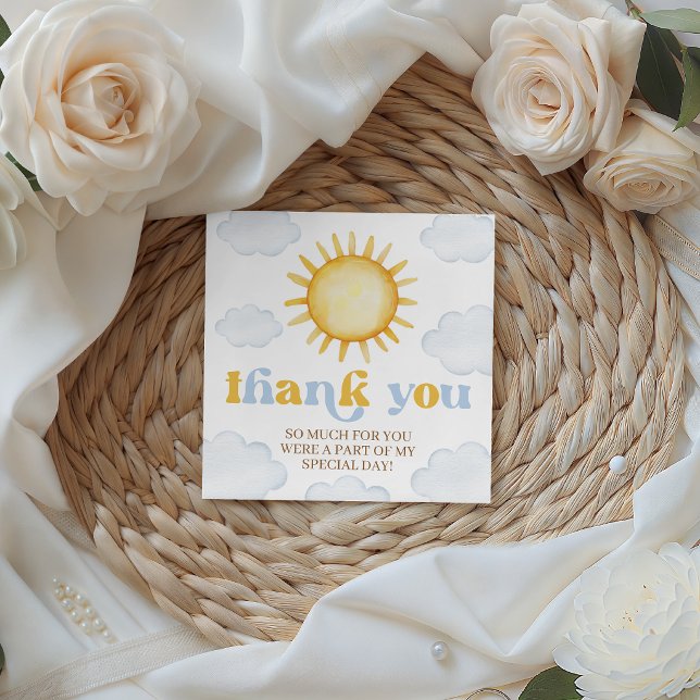 Étiquette de cadeau d'anniversaire Sunshine (Créateur téléchargé)