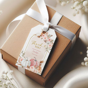 Étiquette de cadeau de Baby Shower Blush Pink Boho