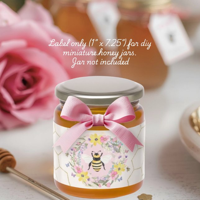 Étiquette de cadeau de baby shower 'Un peu de miel (Créateur téléchargé)