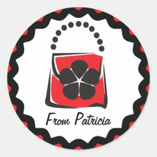 Étiquette de cadeau de bourse