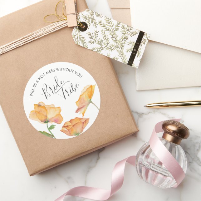 Étiquette de Cadeau de Demoiselle d'Honneur Tribu  (Cadeaux)