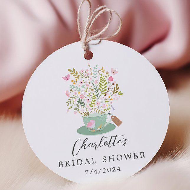 Étiquette de Cadeau de Faveur de Réception de Mari (Créateur téléchargé)