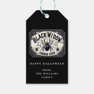 Étiquette de cadeau de fête d'Halloween Potion Bla