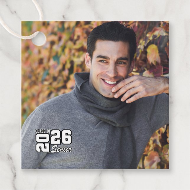 Étiquette de cadeau de fin d'études (Devant)