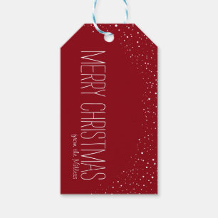 Étiquette de cadeau de Joyeux Noël, personnalis
