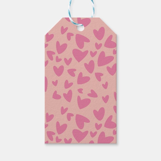 étiquette de cadeau de la Saint-Valentin  (Devant)