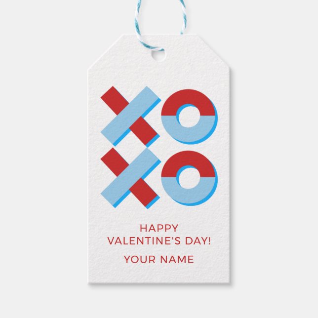Étiquette de cadeau de la Saint-Valentin (Devant)
