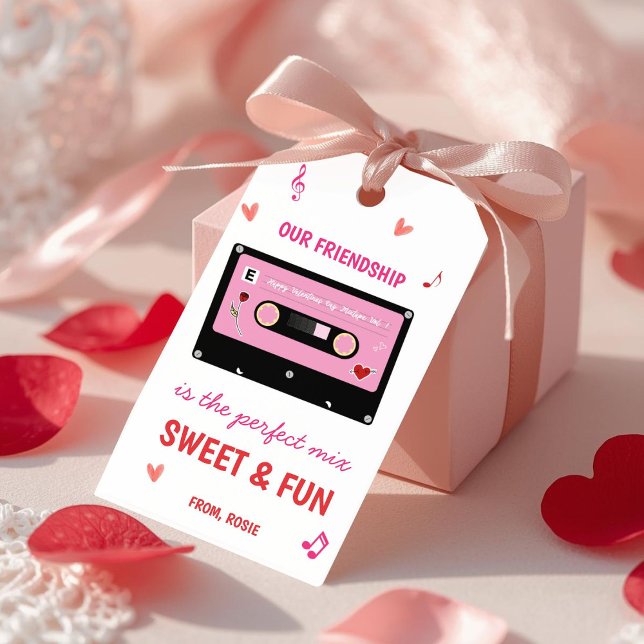 Étiquette de cadeau de la Saint-Valentin pour amit (Créateur téléchargé)