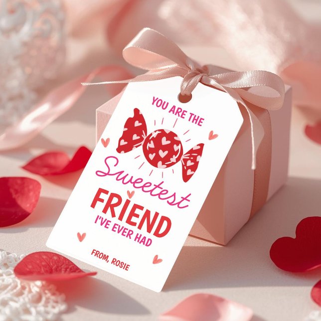 Étiquette de cadeau de la Saint-Valentin pour l'am (Créateur téléchargé)