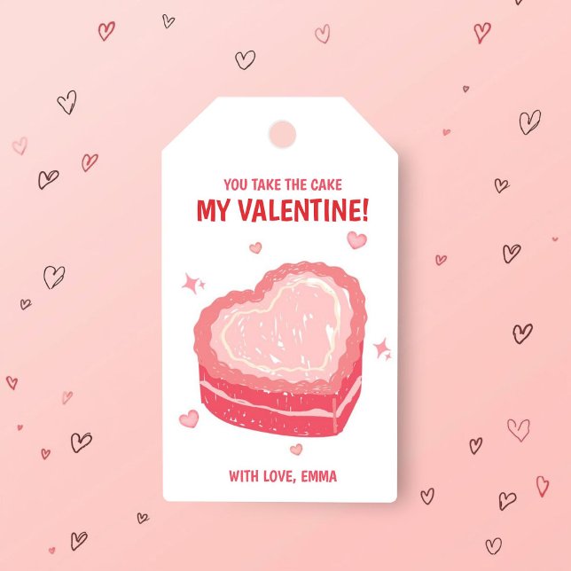 Étiquette de cadeau de la Saint-Valentin 'Vous pre (Créateur téléchargé)