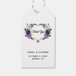 Étiquette de cadeau de mariage Halloween