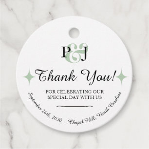 Étiquette de cadeau de mariage PENELOPE 01 A