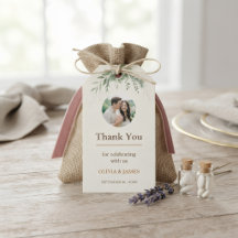 Étiquette de cadeau de mariage personnalisée | Bot