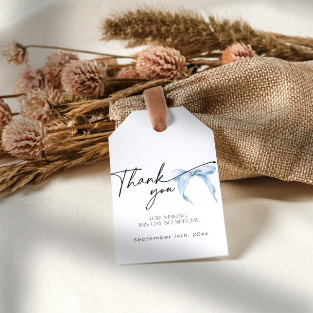Étiquette de cadeau de mariage pour noeud papillon (Créateur téléchargé)