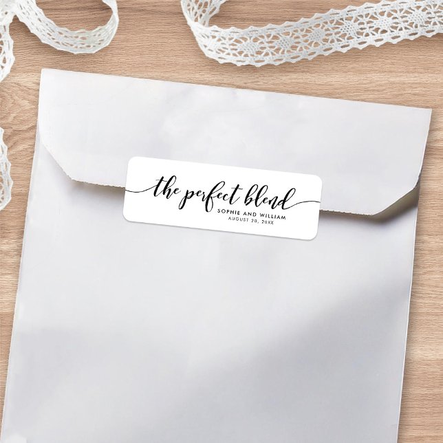Étiquette de cadeau de mariage Relax Script The Pe (Créateur téléchargé)