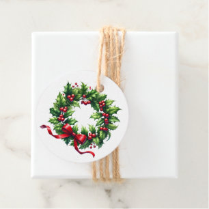 Étiquette de cadeau de Noël