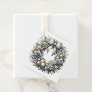 Étiquette de cadeau de Noël