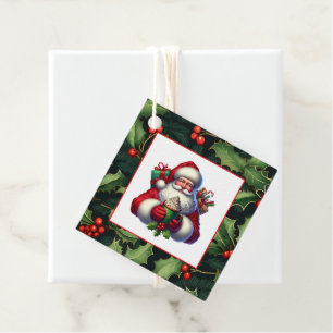 Étiquette de cadeau de Noël