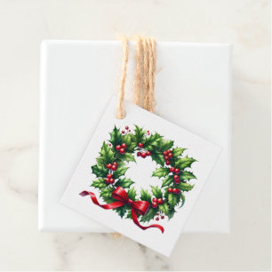 Étiquette de cadeau de Noël