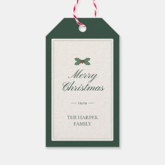 Étiquette de cadeau de Noël "Joyeux Noël de la par
