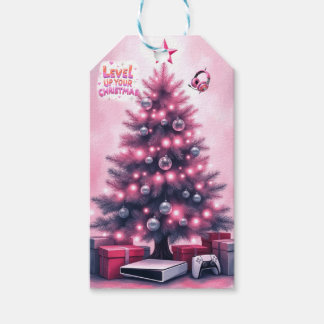 Étiquette de cadeau de Noël pour joueur