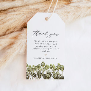 étiquette de cadeau de palmier de SAVANNAH Géorgie