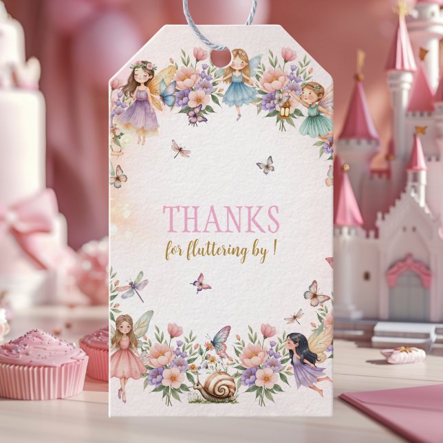 Étiquette de cadeau de remerciement d'anniversaire (Créateur téléchargé)