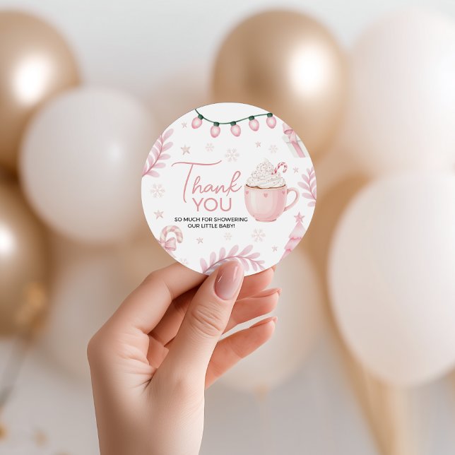 Étiquette de cadeau de remerciement pour Baby Show (Créateur téléchargé)