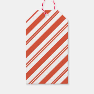 Étiquette de cadeau diagonale Chœur de Canne à Suc