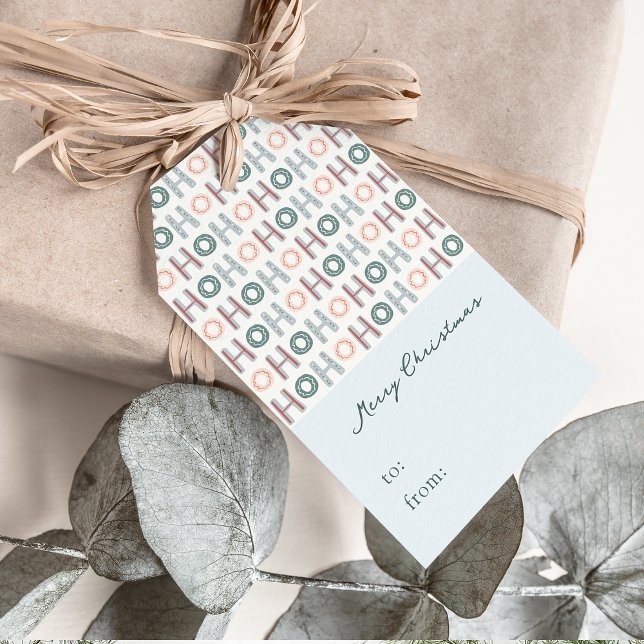 Étiquette de Cadeau Ho Ho Ho (Ho Ho Ho Gift Tag
)
