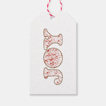 Étiquette de cadeau Joie