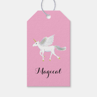 Étiquette de cadeau Licorne Magique