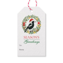 Étiquette de cadeau Noël australien pour De la par