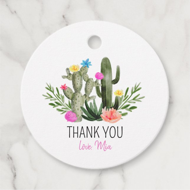 Étiquette de cadeau personnalisée Final Fiesta (Devant)
