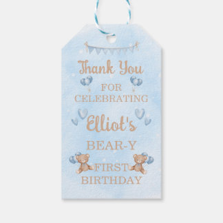 Étiquette de cadeau personnalisée pour le premier