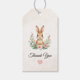 Étiquette de cadeau pour Baby Shower Little Bunny