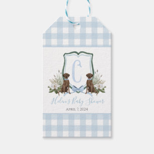 Étiquette de cadeau pour Baby Shower pour un garço