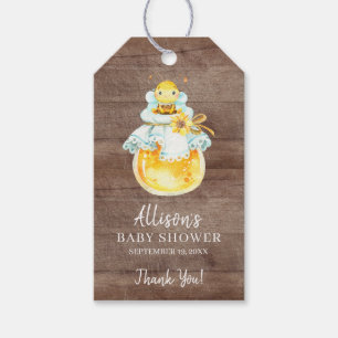 Étiquette de cadeau pour la fête prénatale de bébé