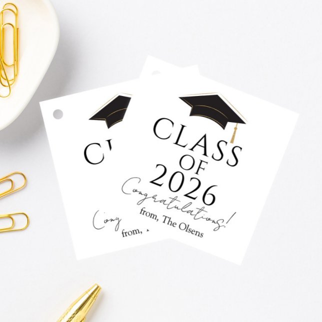 Étiquette de Cadeau pour la Promotion Moderne de 2 (Créateur téléchargé)