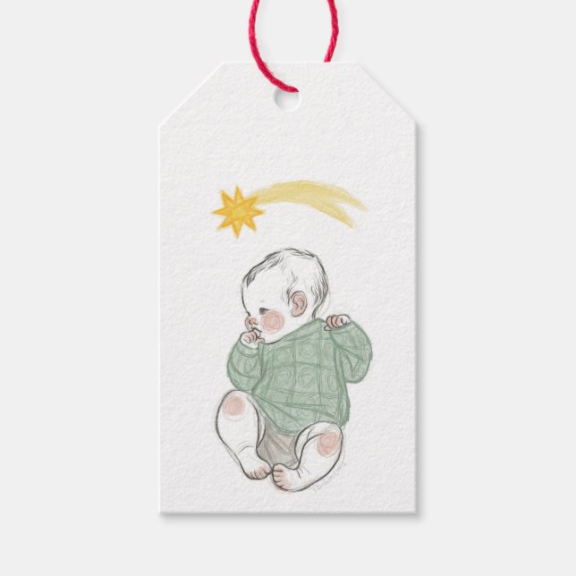 étiquette de cadeau pour l'Enfant Jésus (Devant)