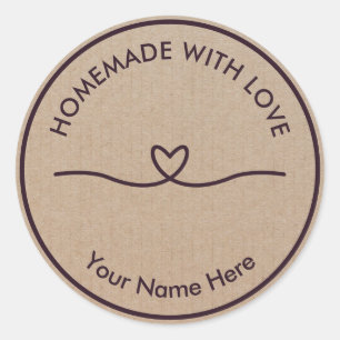 Étiquette de cadeau pour scrapbook en papier kraft