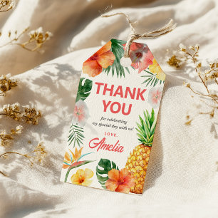 Étiquette de cadeau pour une fête d'anniversaire H