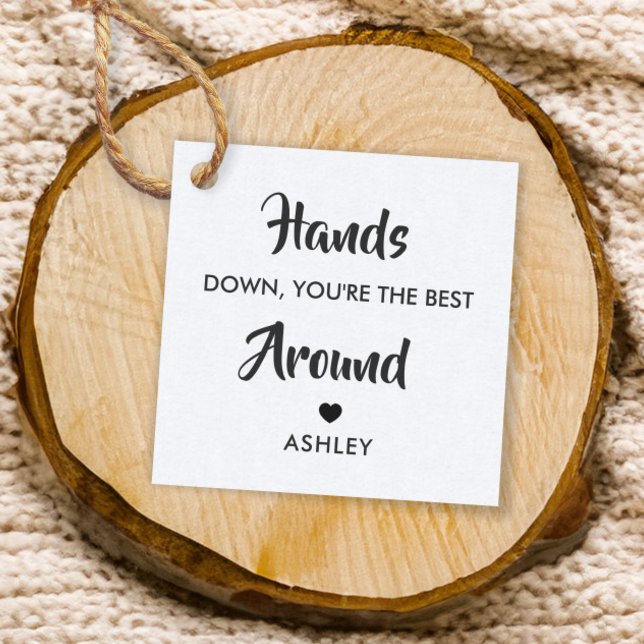 Étiquette de cadeau Vous êtes de loin le meilleur (Créateur téléchargé)