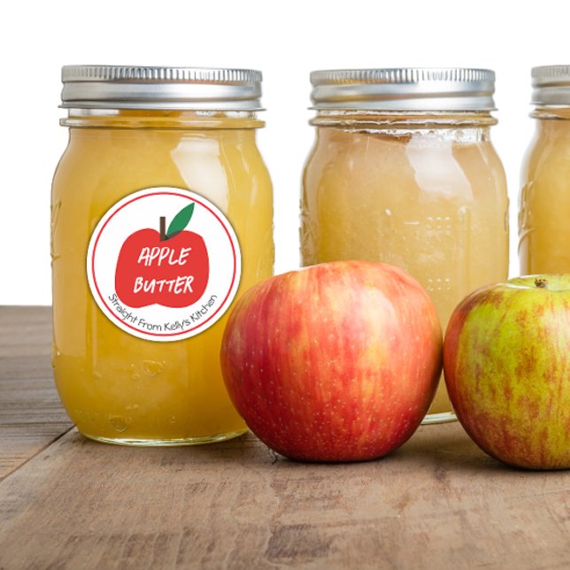 Étiquette de canning personnalisée pour la compote (Créateur téléchargé)