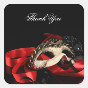 Étiquette de carnaval de mascarade